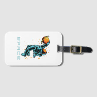 space luggage tag