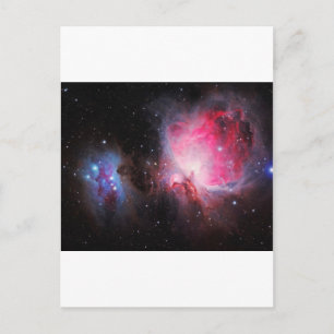 Space M42 Great Orion Nebula Ghost Nebula Postcard