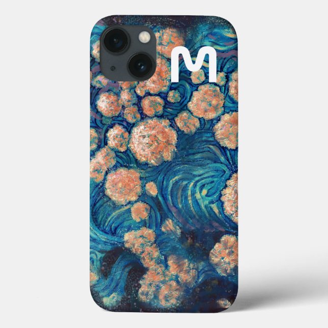 Space Mimosa Golden Nebula Blossom Case-Mate iPhone Case (Back)