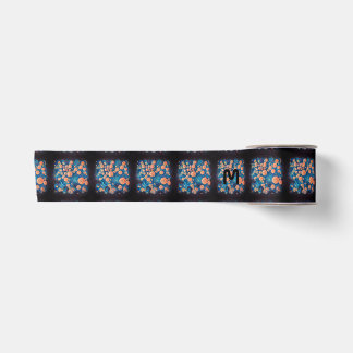 Space Mimosa Golden Nebula Blossom Satin Ribbon
