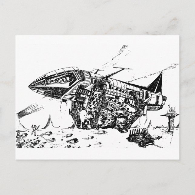 Space mining postcard (Front)