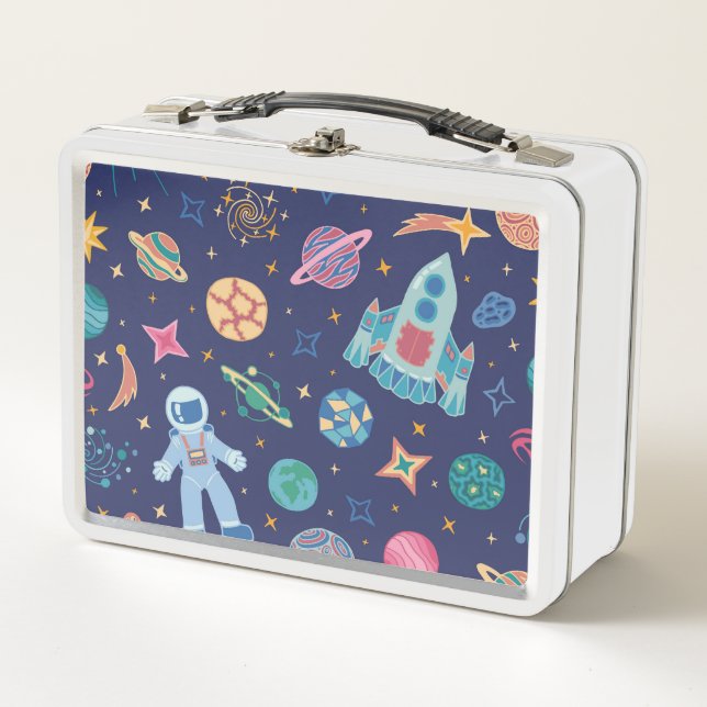 Space Mission Metal Lunch Box (Front)