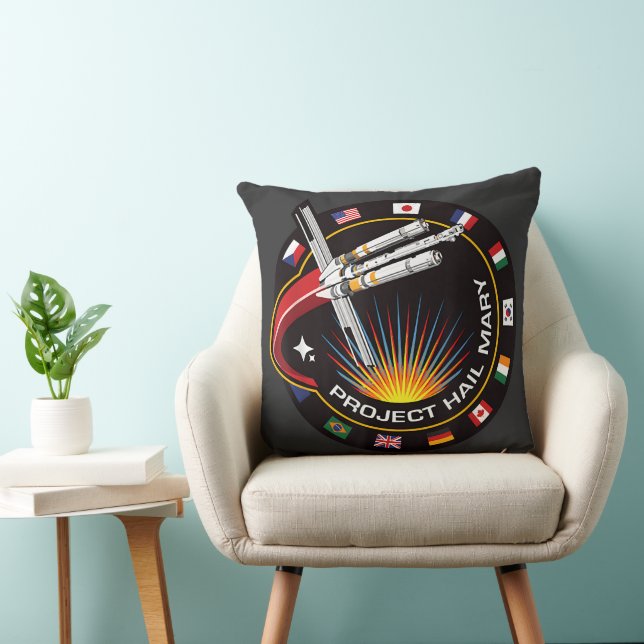 Space Mission Patch Cushion (Chair)