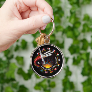 Space Mission Patch Key Ring