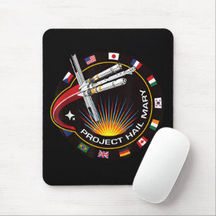 Space Mission Patch Mouse Mat