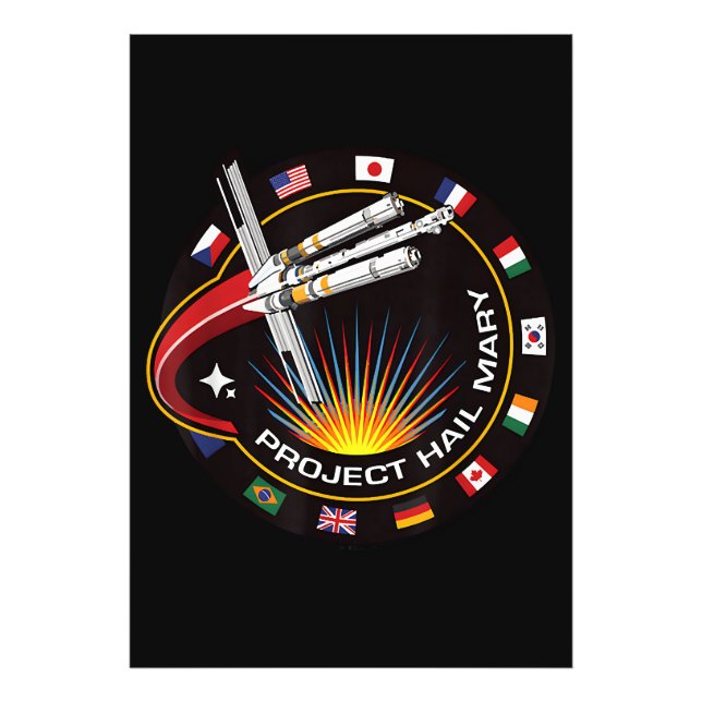 Space Mission Patch Photo Print (Front)