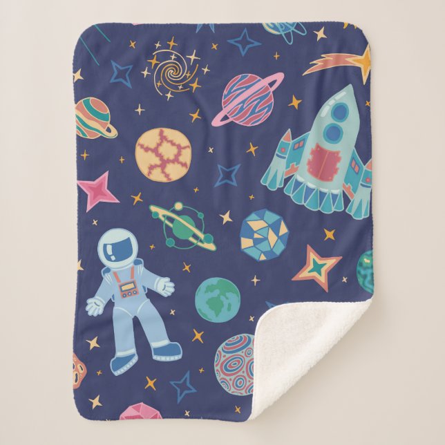 Space Mission Sherpa Blanket (Front)