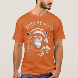 Space Monkey Ape Chimp Astronaut T-Shirt