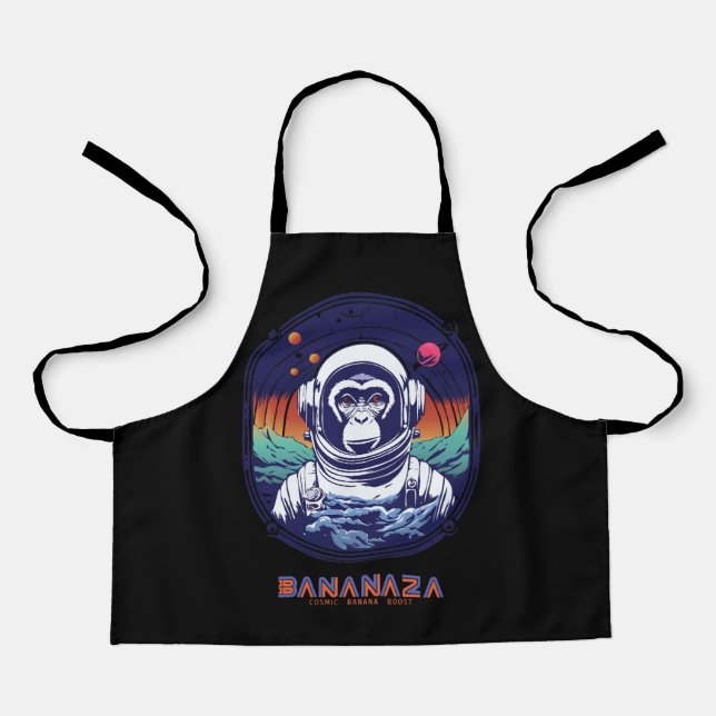 Space Monkey Astronaut Apron (Front)