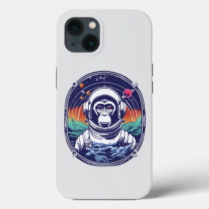 Space Monkey Astronaut iPhone 13 Case
