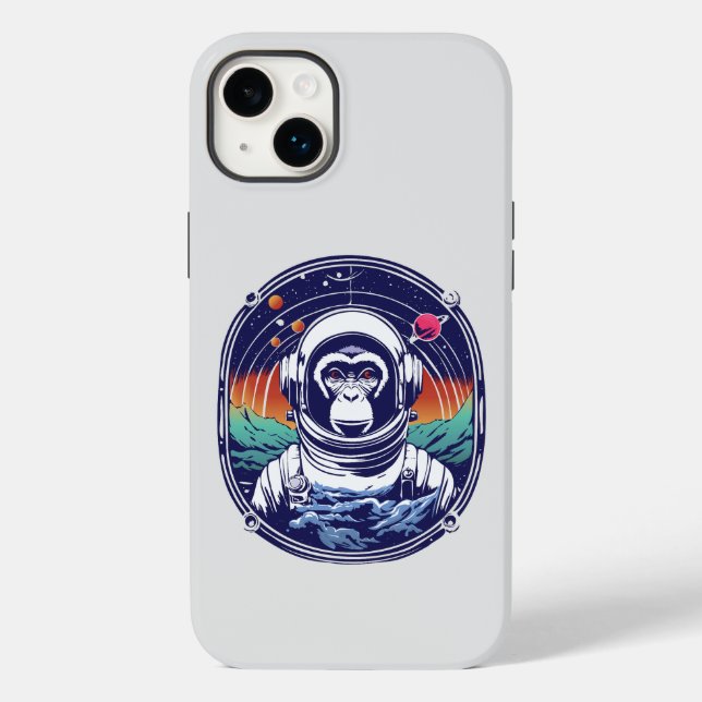 Space Monkey Astronaut Case-Mate iPhone Case (Back)