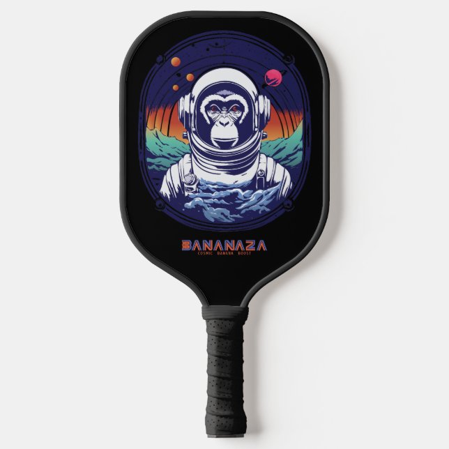 Space Monkey Astronaut Pickleball Paddle (Front)