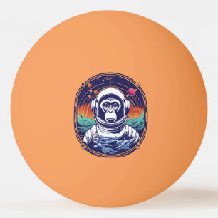 Space Monkey Astronaut Ping Pong Ball