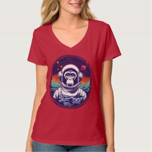 Space Monkey Astronaut T-Shirt