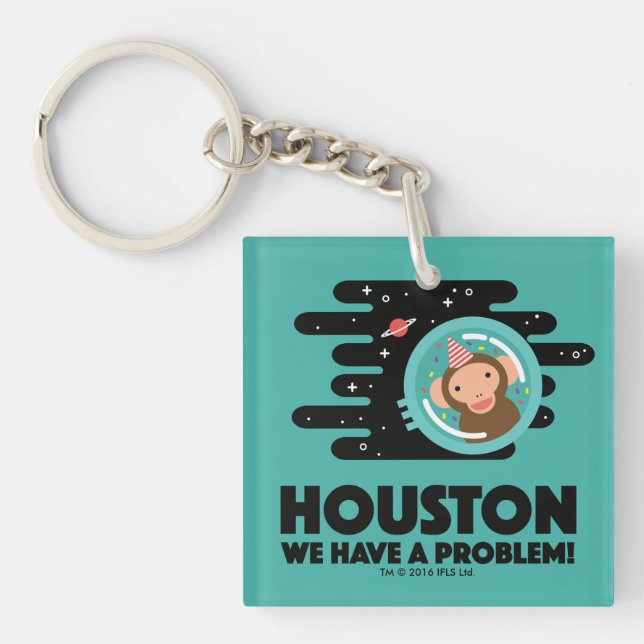 Space Monkey Key Ring (Front)