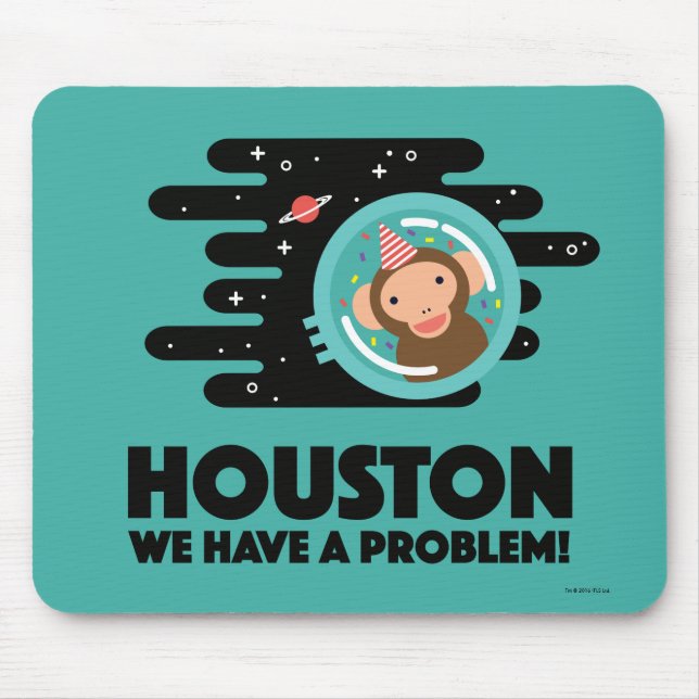 Space Monkey Mouse Mat (Front)