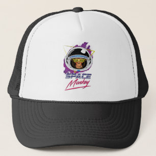 Space Monkey Retro Trucker Hat