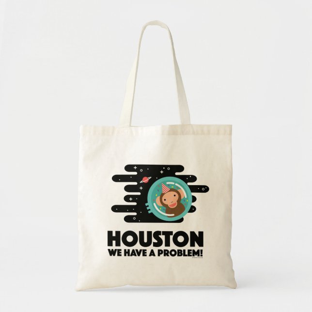 Space Monkey Tote Bag (Front)