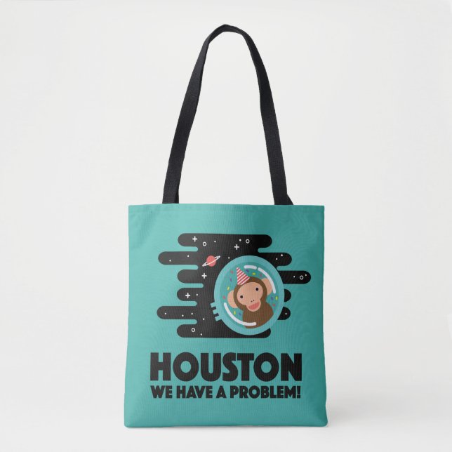 Space Monkey Tote Bag (Front)