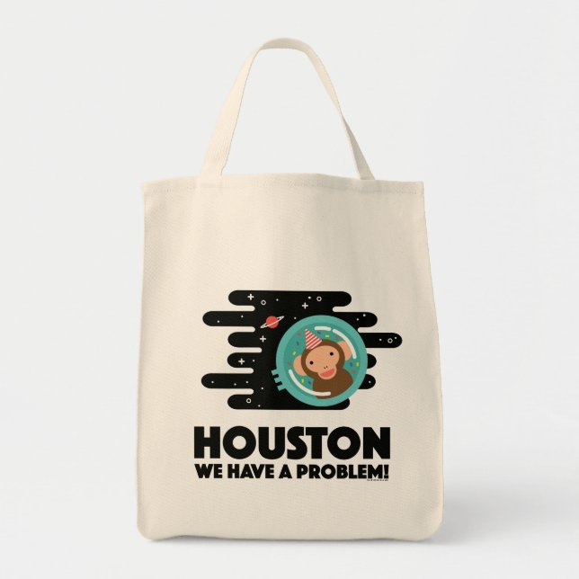 Space Monkey Tote Bag (Front)