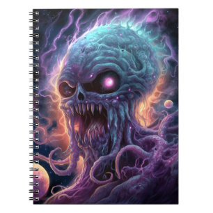 Space Monster Horror Art Notebook