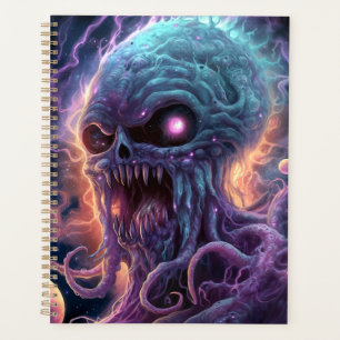 Space Monster Horror Art Planner