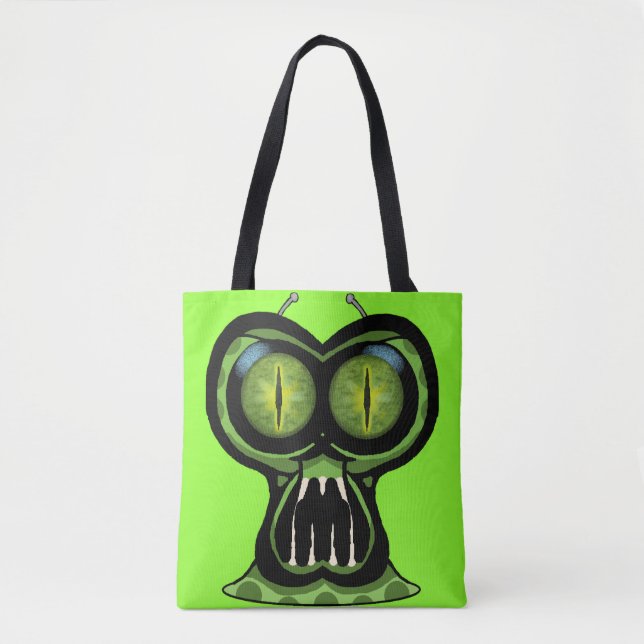 Space Monster Tote Bag (Front)