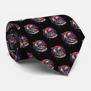 Space Moon Cheese Tie