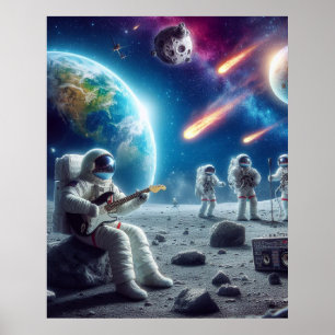Space Music Poster