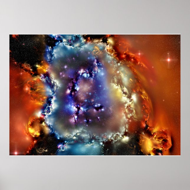 SPACE NEBULA POSTER (Front)