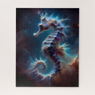 Space Nebula Seahorse Jigsaw Puzzle