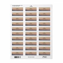 Space Needle above the fog address label