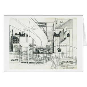 Space Needle Aerial Concept Drawing 2