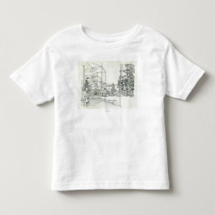 Space Needle Aerial Concept Drawing 3 Toddler T-Shirt