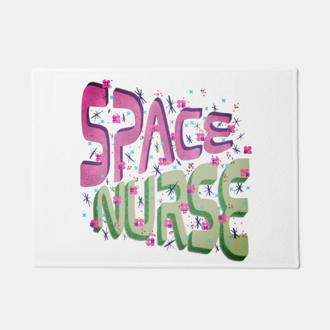 Space Nurse Doormat (Front)