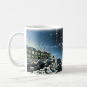 Space Oddity — Rocket Launch & Cosmos Mug