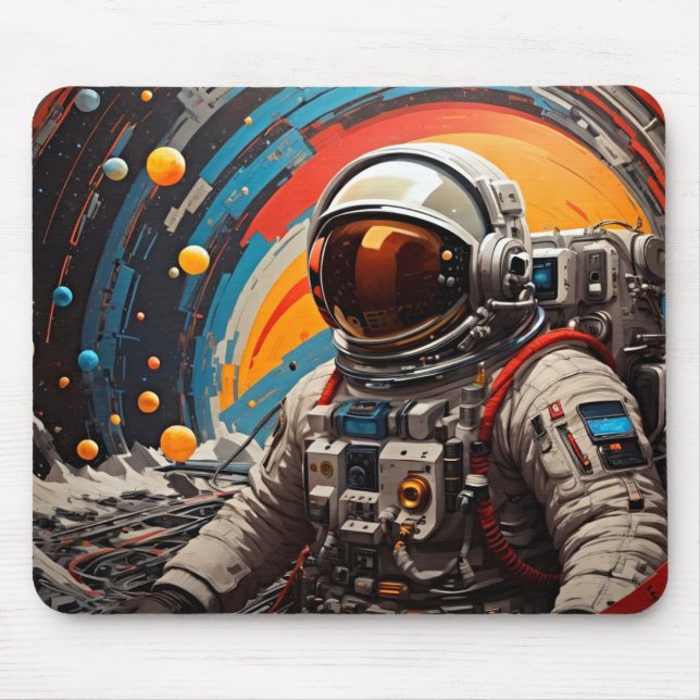 Space Odyssey - Astronaut  Mouse Mat (Front)