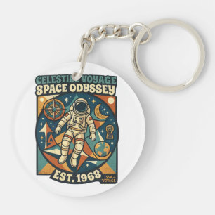 Space Odyssey – Cosmic Adventure for Space Lovers Key Ring