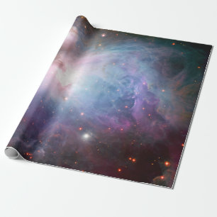 Space Orion Nebula Purple Astronomy Wrapping Paper