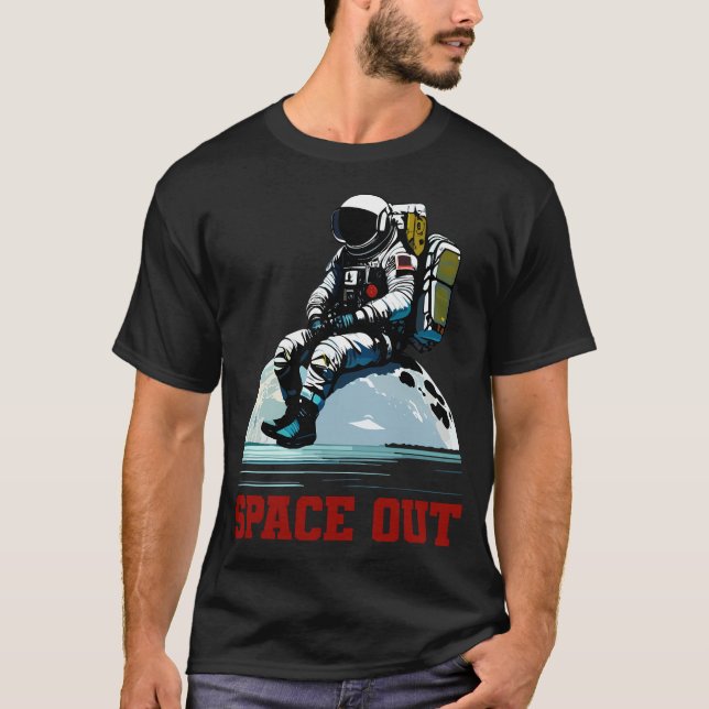 Space Out Astronaut T-Shirt (Front)