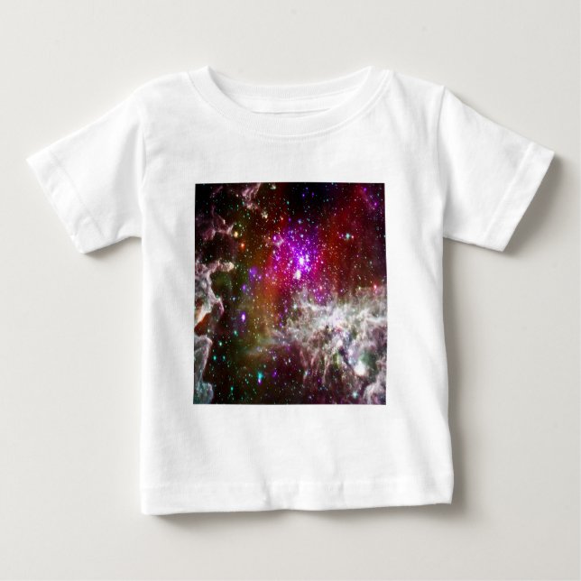 Space - Pacman Nebula Baby T-Shirt (Front)