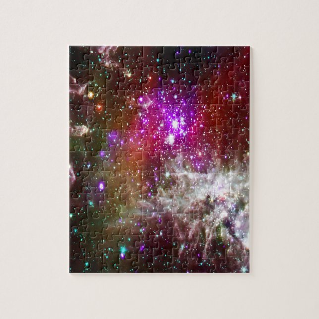 Space - Pacman Nebula Jigsaw Puzzle (Vertical)