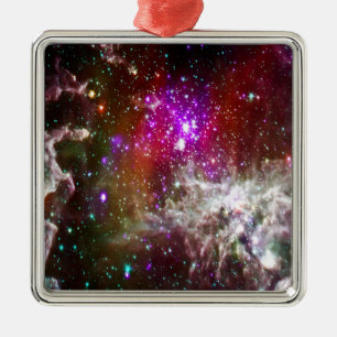 Space - Pacman Nebula Metal Tree Decoration