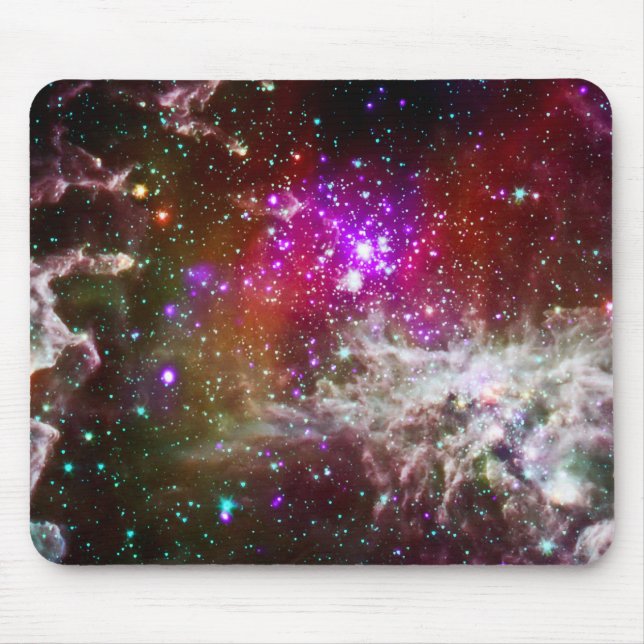 Space - Pacman Nebula Mouse Mat (Front)