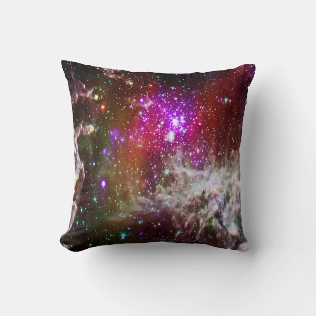 Space - Pacman Nebula Pillow (Front)