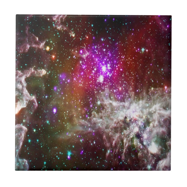 Space - Pacman Nebula Tile (Front)