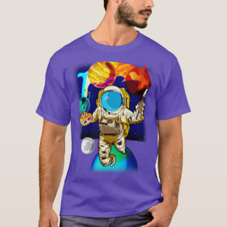 Space Painting Astronaut Artist Painter Universe G T-Shirt