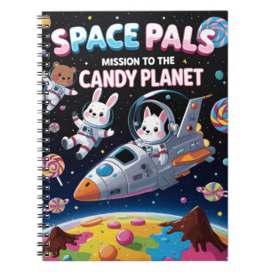 Space Pals: Mission to the Candy Planet Animal Notebook