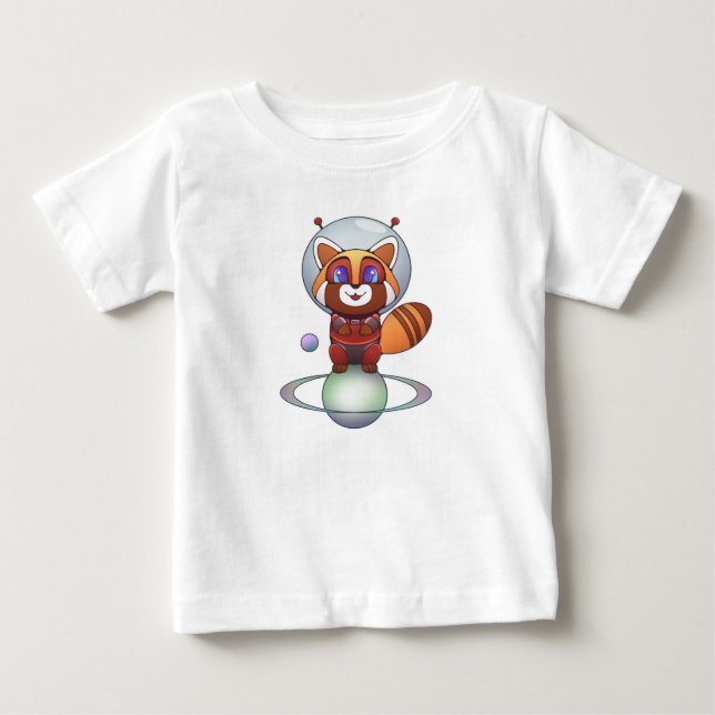 Space Panda Chippy! Baby T-Shirt (Front)