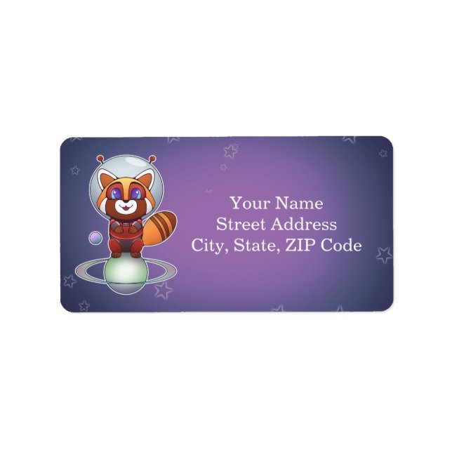 Space Panda Chippy! Label (Front)